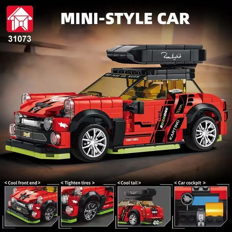 Mini Style Car Building Blocks Brick Leyi 31073 Technik City Racing Sports Vehicle Model Kit Toy Creative Boy Adult Gift 358pcs
Mini Style Car Building Blocks Brick Leyi 31073 Technik City Racing Sports Vehicle Model Kit Toy Creative Boy Adult Gift 358pcs