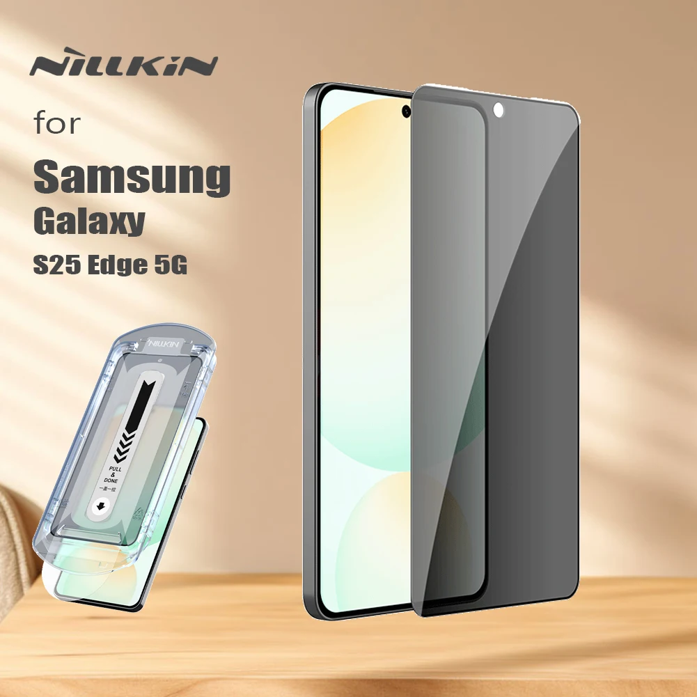 Nillkin For Samsung Galaxy S25 Edge 5G Guardian Tempered Glass with Dust-Free Box Full Coverage Privacy Screen Protector
Nillkin For Samsung Galaxy S25 Edge 5G Guardian Tempered Glass with Dust-Free Box Full Coverage Privacy Screen Protector