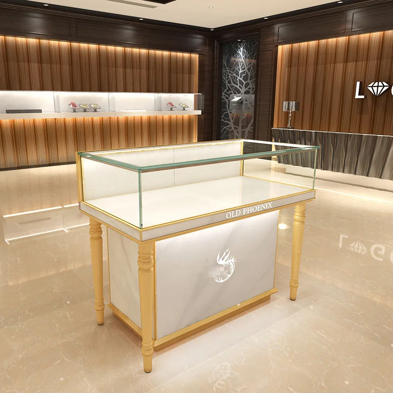 Custom. European-Style Glass Display Counter Gold Jewelry Showing Cabinet Display Cabinet Glass Boutique Display Cabin
Custom. European-Style Glass Display Counter Gold Jewelry Showing Cabinet Display Cabinet Glass Boutique Display Cabin