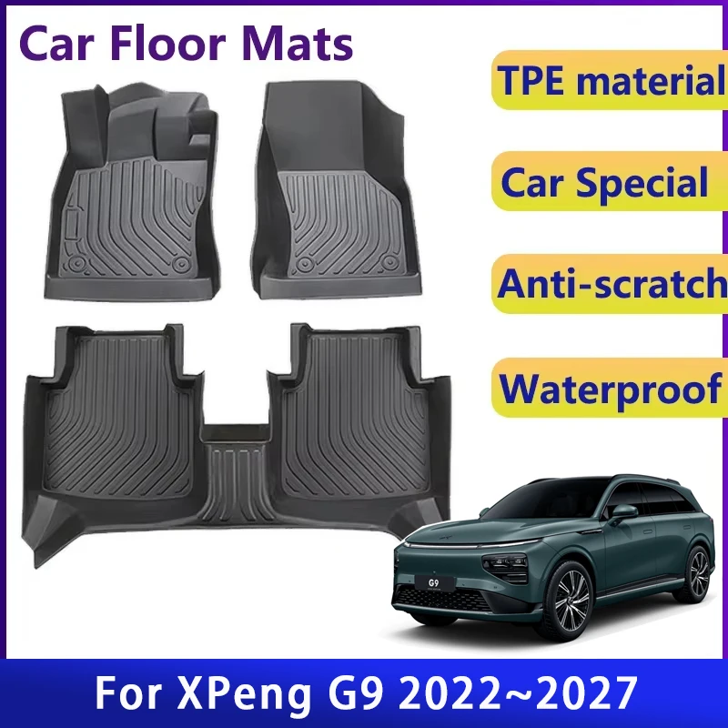 Car Floor Mats For XPeng G9 2022 2023 2024 2025 2026 2027 Luxury Waterproof Mud Carpet TPE Foot Pad Full Rug Accessories
Car Floor Mats For XPeng G9 2022 2023 2024 2025 2026 2027 Luxury Waterproof Mud Carpet TPE Foot Pad Full Rug Accessories