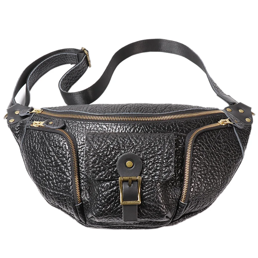 Men's Genuine Leather Chest Bag Buffalo Multi-functional Crossbody Vintage Motorcycle Style Full-Grain Leather Waist Pack
Men's Genuine Leather Chest Bag Buffalo Multi-functional Crossbody Vintage Motorcycle Style Full-Grain Leather Waist Pack