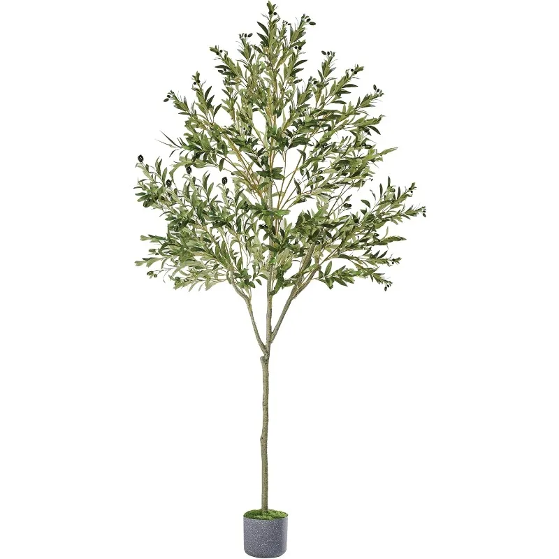 Artificial Olive Tree, Tall Faux Tree for Indoor with Realistic Olive Tree Branches and Lifelike Fruits, Fake Olive Tree for
Artificial Olive Tree, Tall Faux Tree for Indoor with Realistic Olive Tree Branches and Lifelike Fruits, Fake Olive Tree for