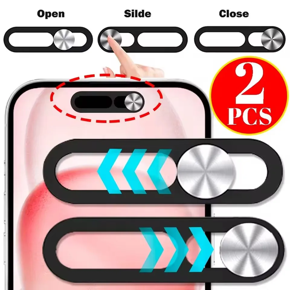 1-2Pcs Webcam Cover for IPhone Anti-hacker Shutter Privacy Protection Slide Shield Anti-peep for IPhone 17/16 for Laptop Camera
1-2Pcs Webcam Cover for IPhone Anti-hacker Shutter Privacy Protection Slide Shield Anti-peep for IPhone 17/16 for Laptop Camera
