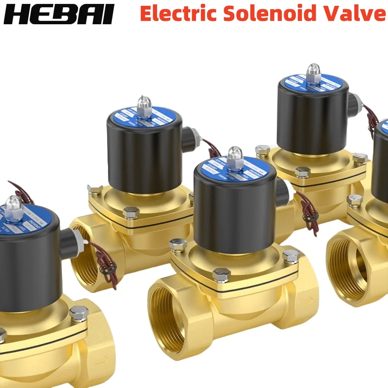 HEBAI Electric Solenoid Valve 1/4" 3/8" 1/2" 3/4" 1" DN8/10/15/20/25/50 Normally Closed Pneumatic for Water Oil Air 12V 24V 220V
HEBAI Electric Solenoid Valve 1/4" 3/8" 1/2" 3/4" 1" DN8/10/15/20/25/50 Normally Closed Pneumatic for Water Oil Air 12V 24V 220V