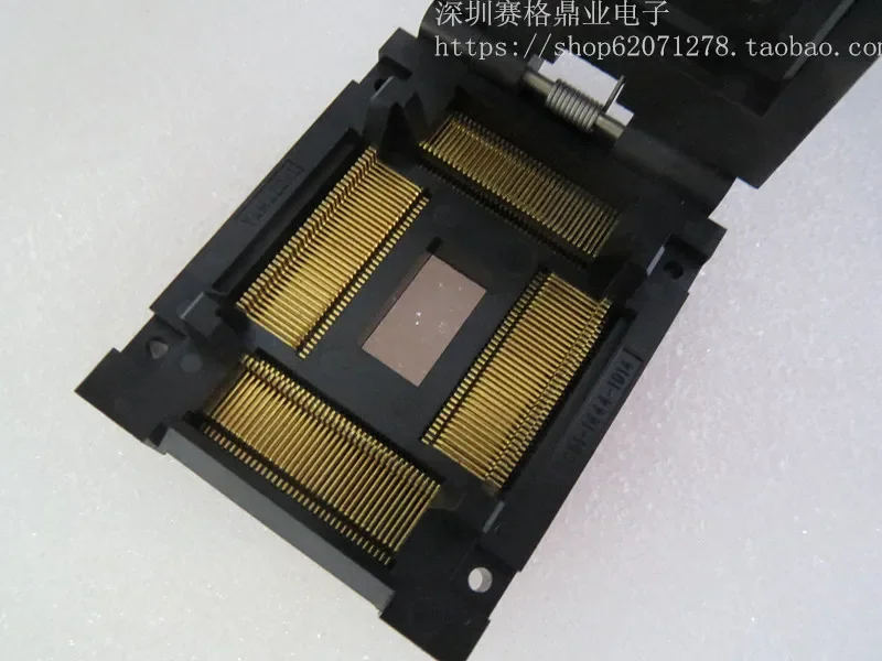TQFP144 QFP144 LQFP144 шаг 0,65 мм IC Испытательное сиденье Испытательный стенд Испытательная розетка Сиденье для программирования
TQFP144 QFP144 LQFP144 шаг 0,65 мм IC Испытательное сиденье Испытательный стенд Испытательная розетка Сиденье для программирования