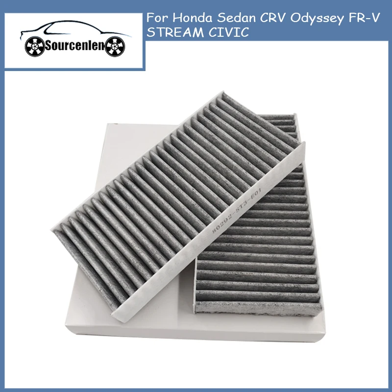 Пыльцевой салонный фильтр с активированным углем для Honda Sedan CRV Odyssey FR-V STREAM CIVIC 80290-ST3-E01 80292-S7A-003
Пыльцевой салонный фильтр с активированным углем для Honda Sedan CRV Odyssey FR-V STREAM CIVIC 80290-ST3-E01 80292-S7A-003