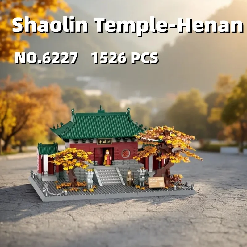 1526pcs Building Blocks Shaolin Temple-Henan Architecture NO.6227 Model DIY Bricks Assembly Educational Toy For Kids Adult Gifts
1526pcs Building Blocks Shaolin Temple-Henan Architecture NO.6227 Model DIY Bricks Assembly Educational Toy For Kids Adult Gifts