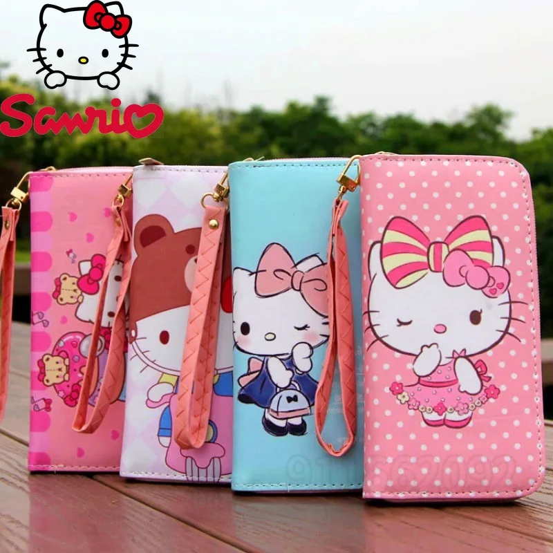 Sanrio Hello Kitty, новый длинный кошелек, милый детский кошелек с героями мультфильмов, несколько слотов для карт, большой вместительный модный кошелек для девочек
Sanrio Hello Kitty, новый длинный кошелек, милый детский кошелек с героями мультфильмов, несколько слотов для карт, большой вместительный модный кошелек для девочек