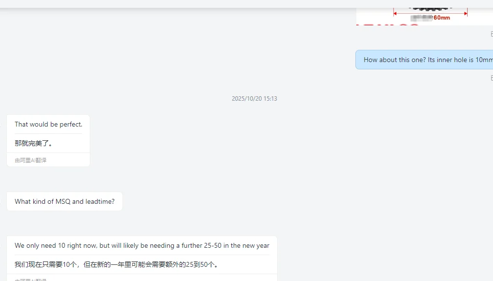 Custom order - 10Pcs 1.5 Modulus Spur Gear 38 Teeth Bore 10mm
Custom order - 10Pcs 1.5 Modulus Spur Gear 38 Teeth Bore 10mm