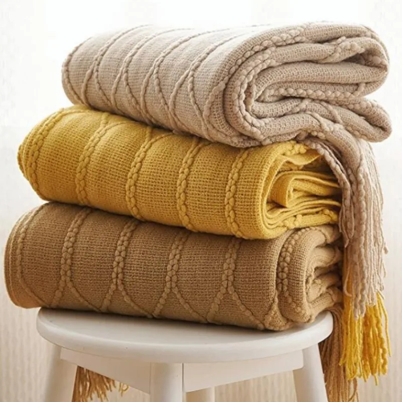 Boho Woven Throw Blanket with Tassels Jacquard Textured Boho Summer Cozy Farmhouse Throw Blankets Manta Para Sofá Yellow Khaki
Boho Woven Throw Blanket with Tassels Jacquard Textured Boho Summer Cozy Farmhouse Throw Blankets Manta Para Sofá Yellow Khaki