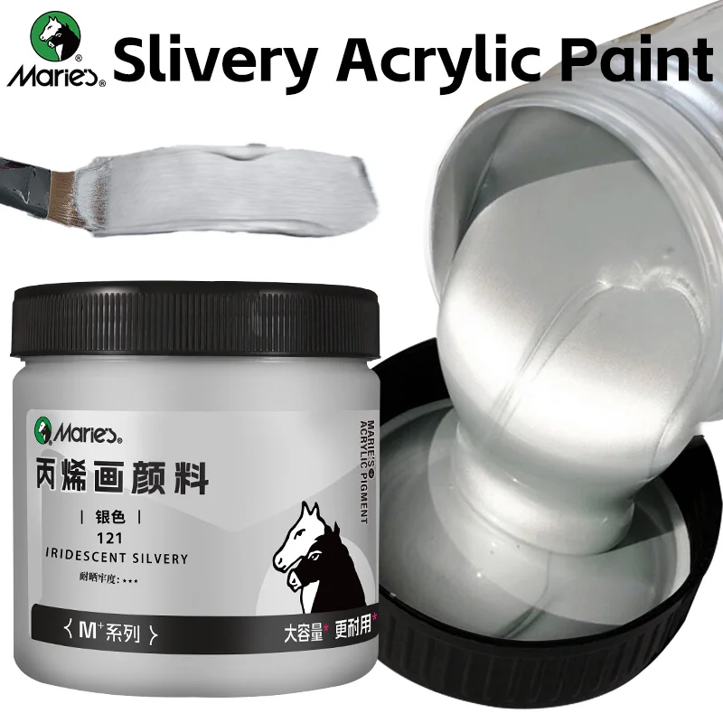300/500ml Marie's Silvery Acrylic Paint Set,Quick Drying for Picture Frames,Vase,Canvas,Rock for Adults,Students(10.1/16.9oz)
300/500ml Marie's Silvery Acrylic Paint Set,Quick Drying for Picture Frames,Vase,Canvas,Rock for Adults,Students(10.1/16.9oz)