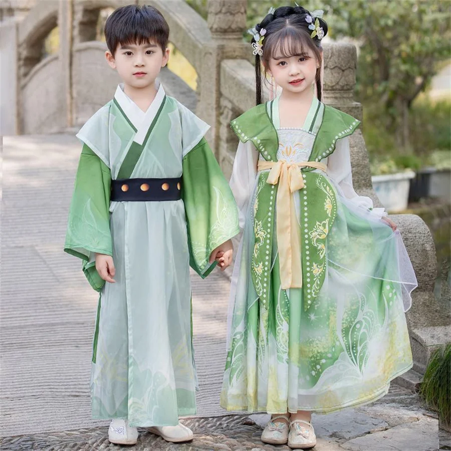 Traditional Chinese Clothes Cosplay Children Ancient Costume Dresses Kids Vestido Fashion Girl Boy Hanfu Dress Stage Baby Outfi
Traditional Chinese Clothes Cosplay Children Ancient Costume Dresses Kids Vestido Fashion Girl Boy Hanfu Dress Stage Baby Outfi