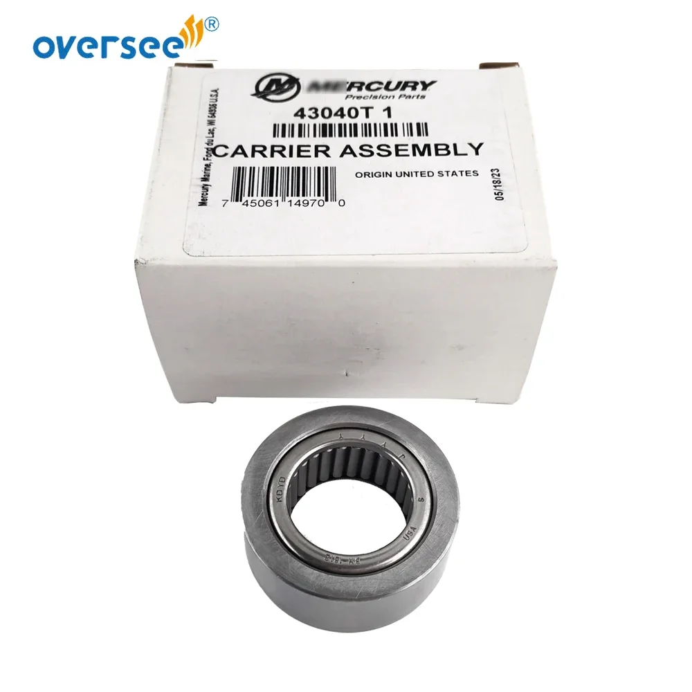 43040T1 Bearing Carrier Assembly for Mercury Quicksilver 40HP-125HP Outboard Engine 43040T 1 (Original)
43040T1 Bearing Carrier Assembly for Mercury Quicksilver 40HP-125HP Outboard Engine 43040T 1 (Original)