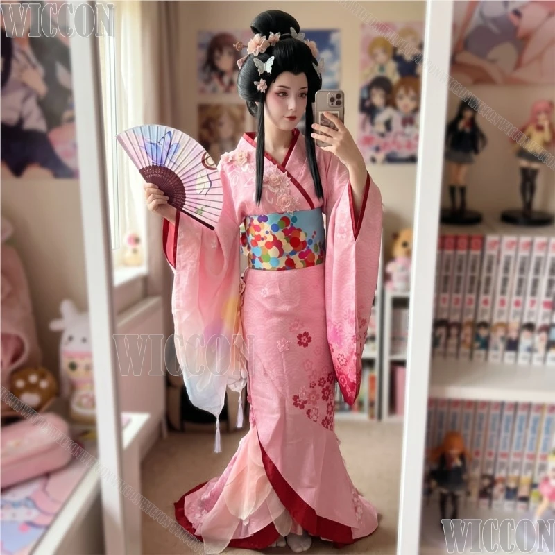Amber Tears Hanfu Dress With Wig Headwear Hairclips Outfit Women Girlls Men Identity V Geisha Michiko Cosplay Costume Role Play
Amber Tears Hanfu Dress With Wig Headwear Hairclips Outfit Women Girlls Men Identity V Geisha Michiko Cosplay Costume Role Play