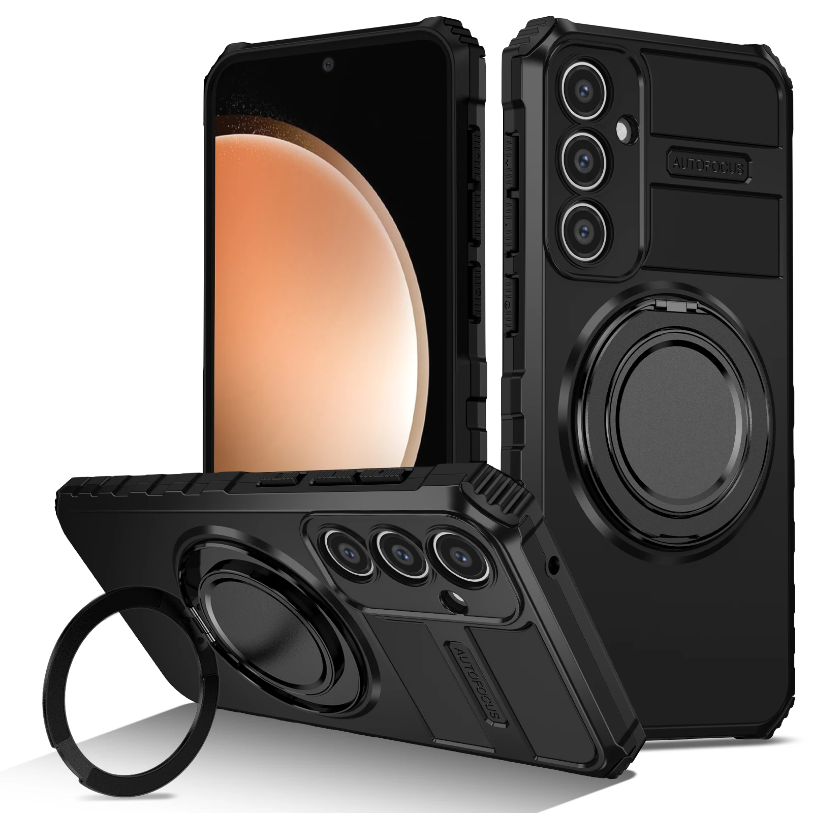 HARUINO For Samsung Galaxy S24FE S23FE S21FE S20FE Case 360 ° Rotating Magnetic Ring Bracket Anti fall Armor Men's Phone Case
HARUINO For Samsung Galaxy S24FE S23FE S21FE S20FE Case 360 ° Rotating Magnetic Ring Bracket Anti fall Armor Men's Phone Case