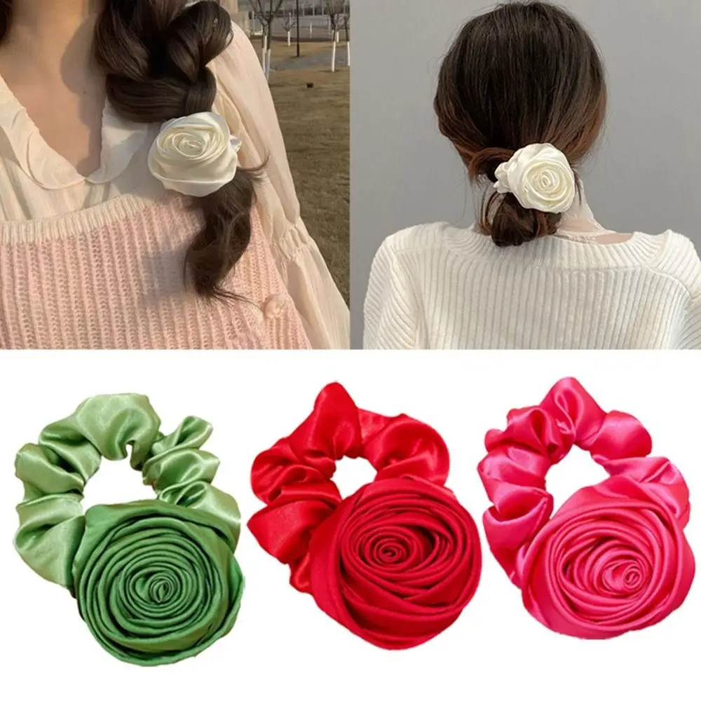 3PCS Elastic Satin Gloss Hair Accessories Hair Scrunchie Rose Hair Rope Hair Bands Flower Hair Ring
3PCS Elastic Satin Gloss Hair Accessories Hair Scrunchie Rose Hair Rope Hair Bands Flower Hair Ring