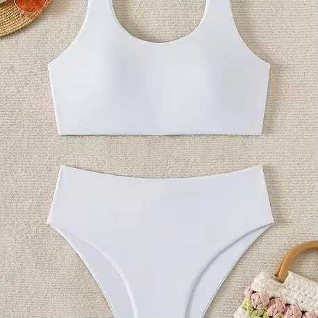 2026 Sporty Bikinis Solid Padded Swimsuit Women Vintage Swimwear Female Bathers Bathing Swimming Swim Suit Beachwear
2026 Sporty Bikinis Solid Padded Swimsuit Women Vintage Swimwear Female Bathers Bathing Swimming Swim Suit Beachwear