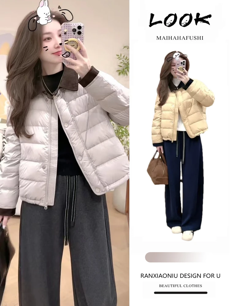 Autumn Winter Women's Loose Warm Collar Cotton Jaet And Wide Leg Pants Two Piece Set Faionable Commute Sle High Waist
Autumn Winter Women's Loose Warm Collar Cotton Jaet And Wide Leg Pants Two Piece Set Faionable Commute Sle High Waist