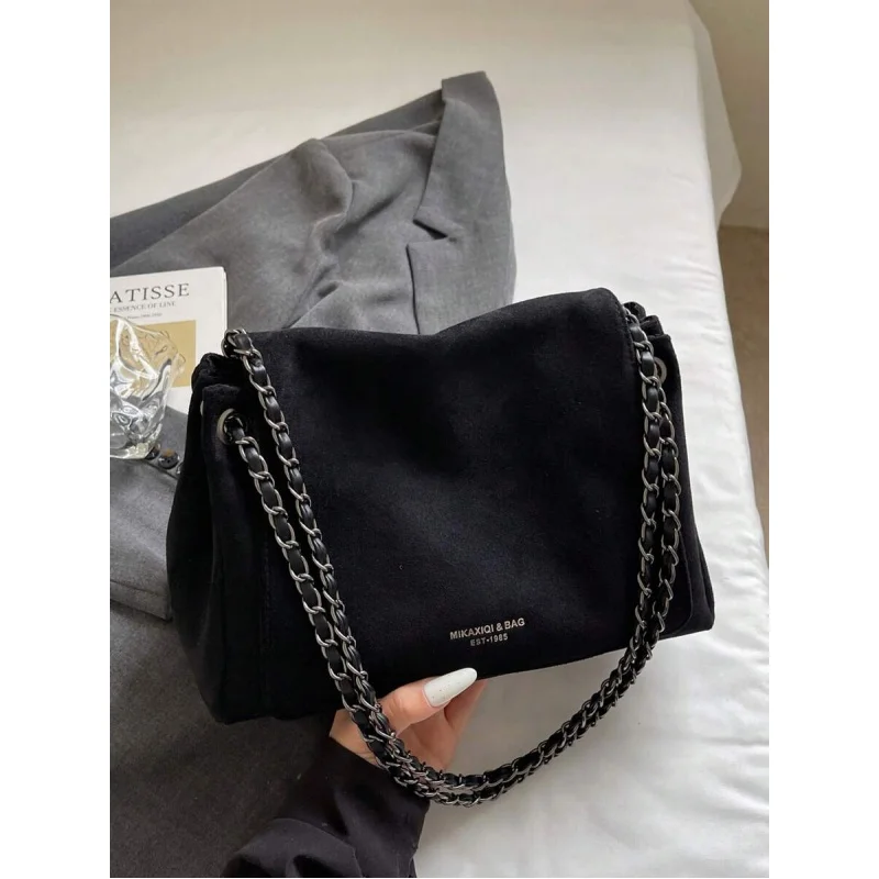 Lightweight,Business Casual Flap Hobo Bag Letter Patch Decor Raw Hem Detail,Mother's Day Gift For Mom For Teen Girls Women Colle
Lightweight,Business Casual Flap Hobo Bag Letter Patch Decor Raw Hem Detail,Mother's Day Gift For Mom For Teen Girls Women Colle