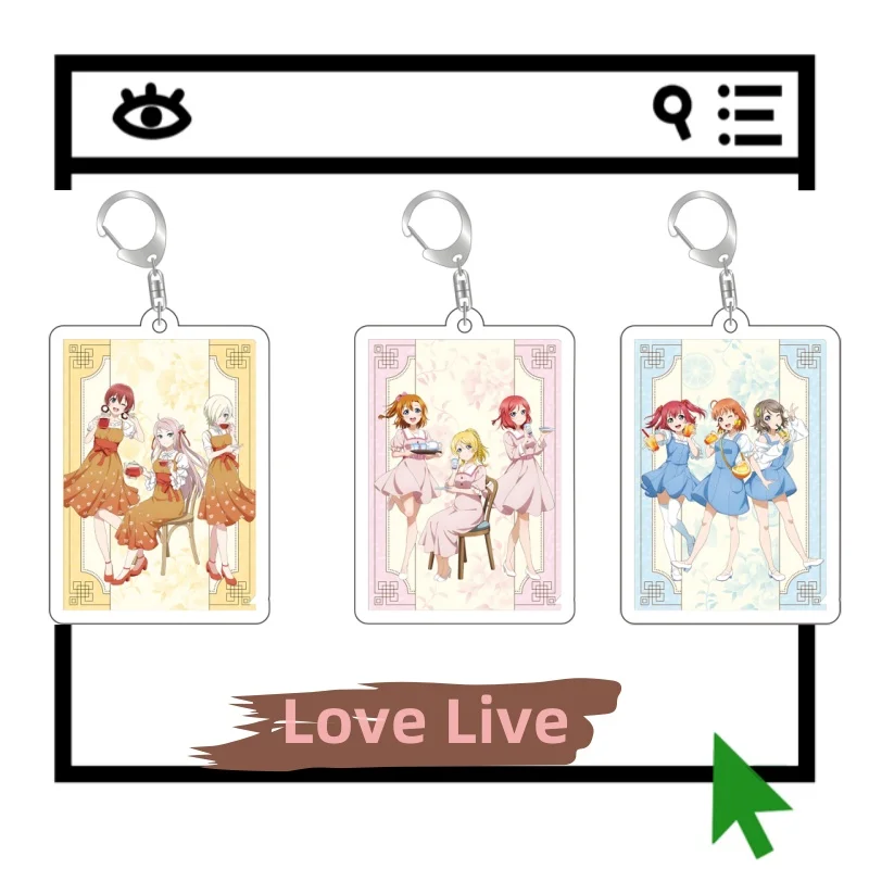 6cm Anime Love Live! Superstar HD Figurel Cute trio Acrylic key chain Pendant Gifts for Fans
6cm Anime Love Live! Superstar HD Figurel Cute trio Acrylic key chain Pendant Gifts for Fans