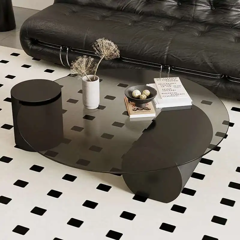 Glass Living Room Coffee Table Designer Round Writing Nordic Coffee Table Unique Transparent Mesas Bajas Entrance Hall Furniture
Glass Living Room Coffee Table Designer Round Writing Nordic Coffee Table Unique Transparent Mesas Bajas Entrance Hall Furniture