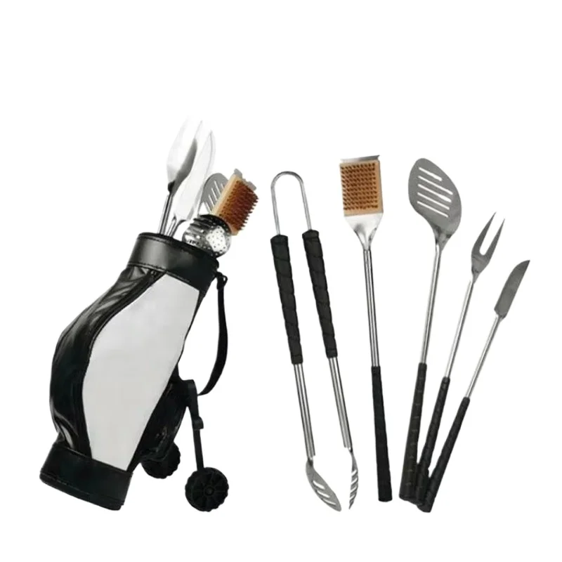 Barbecue Tool Set. Complete Golf Style Barbecue Accessories Barbecue Set Gift Extra Thick Stainless Steel
Barbecue Tool Set. Complete Golf Style Barbecue Accessories Barbecue Set Gift Extra Thick Stainless Steel
