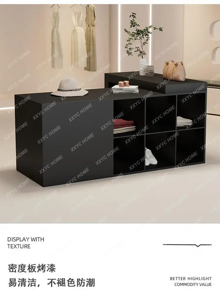 DDClothing store, island table, locker, running water, light luxury bar counter L corner cash register
DDClothing store, island table, locker, running water, light luxury bar counter L corner cash register