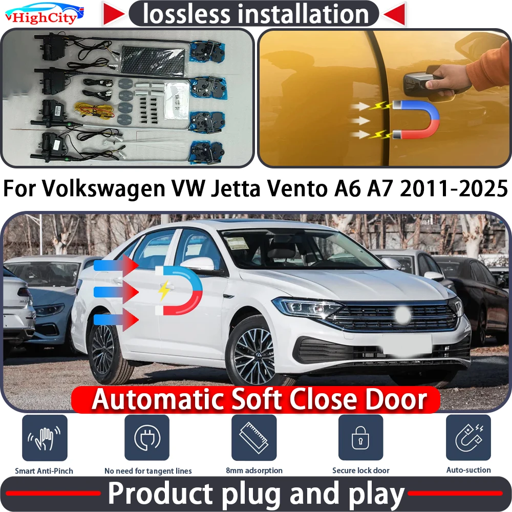 HighCity Electric Closing Door Lock Actuator for Volkswagen VW Jetta Vento A6 A7 2011-2025 Soft Close Power Latch System Auto
HighCity Electric Closing Door Lock Actuator for Volkswagen VW Jetta Vento A6 A7 2011-2025 Soft Close Power Latch System Auto