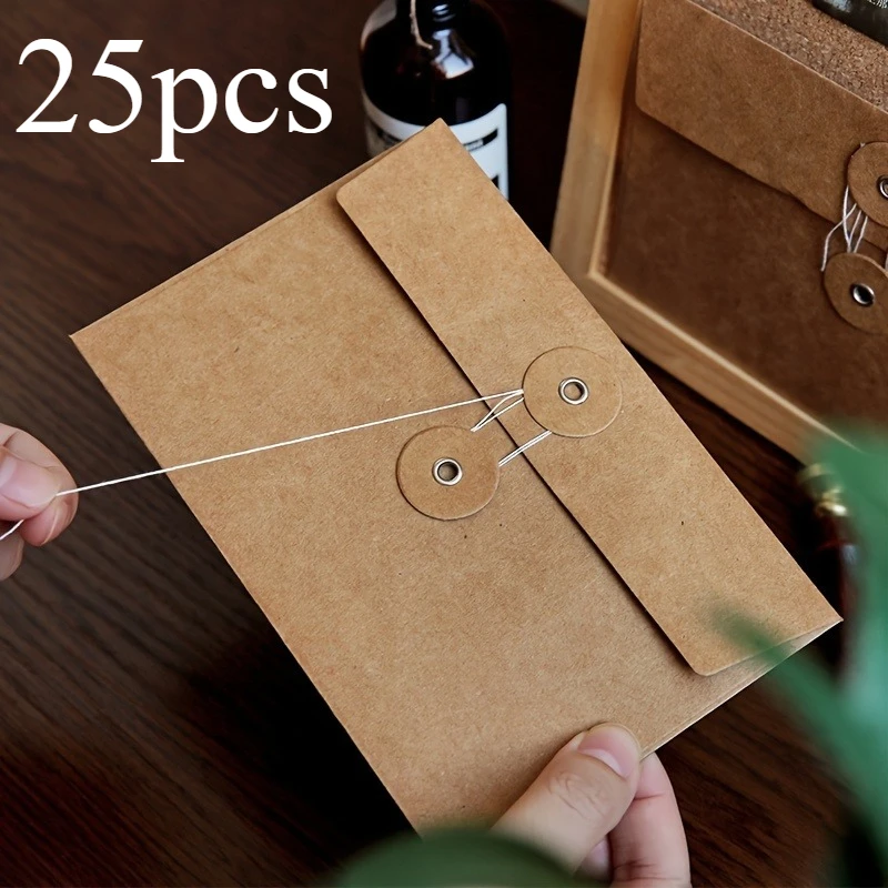 25pcs retro-style brown leather paper envelope
25pcs retro-style brown leather paper envelope