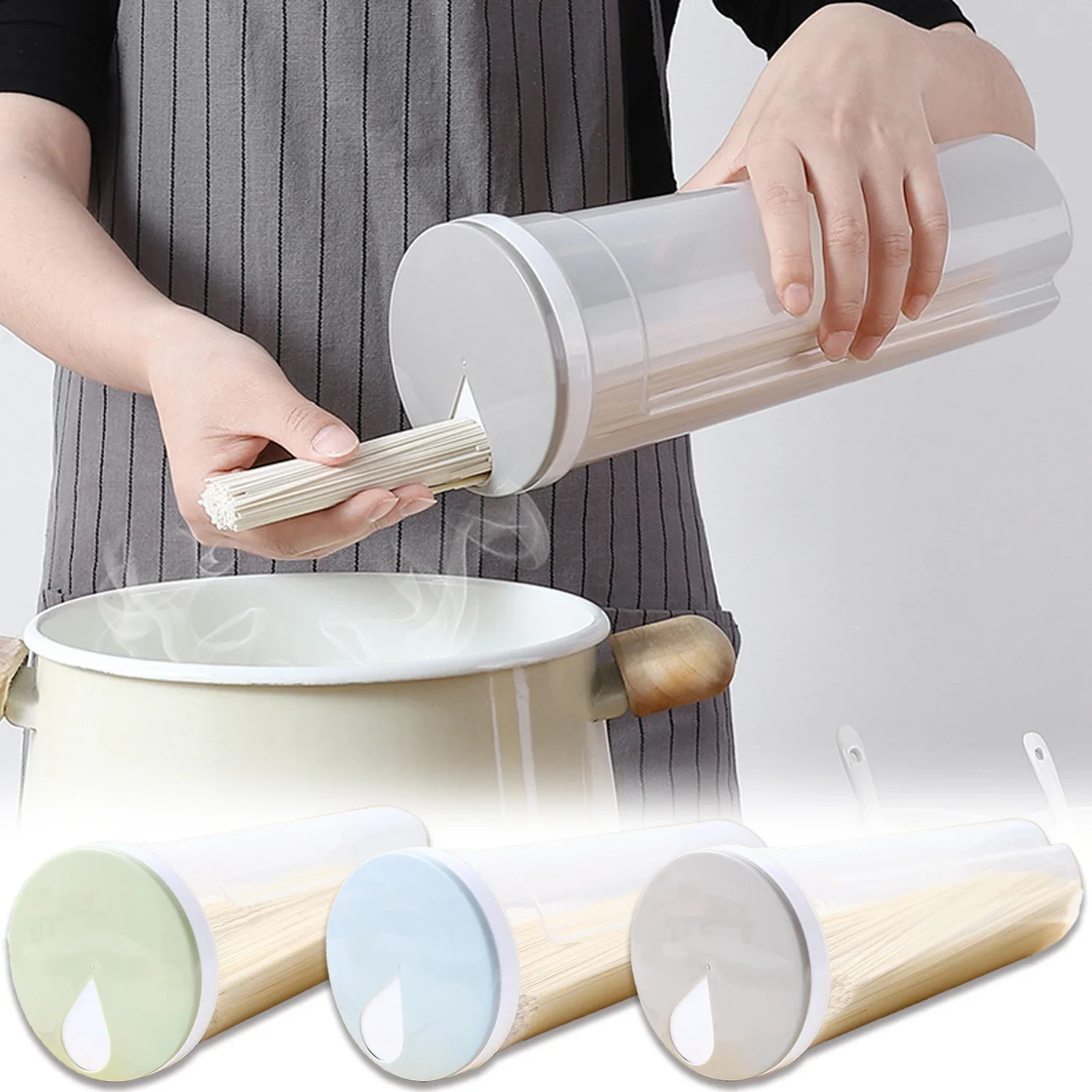 Noodles Sealed Can Kitchen Accessories Food Grade Plastic Kitchen Storage & Organization Quantitative Divided Can Storage Box
Noodles Sealed Can Kitchen Accessories Food Grade Plastic Kitchen Storage & Organization Quantitative Divided Can Storage Box