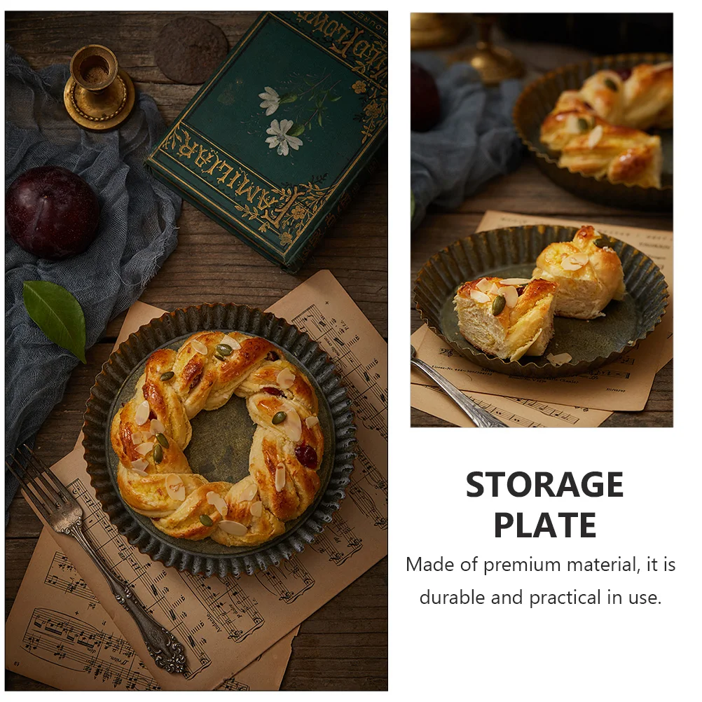 1pc Retro Lace Storage Tray Iron Display Bread Holder Snack Plate Fruit Jewelry Organizer Kitchen Bar Accessories Practical
1pc Retro Lace Storage Tray Iron Display Bread Holder Snack Plate Fruit Jewelry Organizer Kitchen Bar Accessories Practical