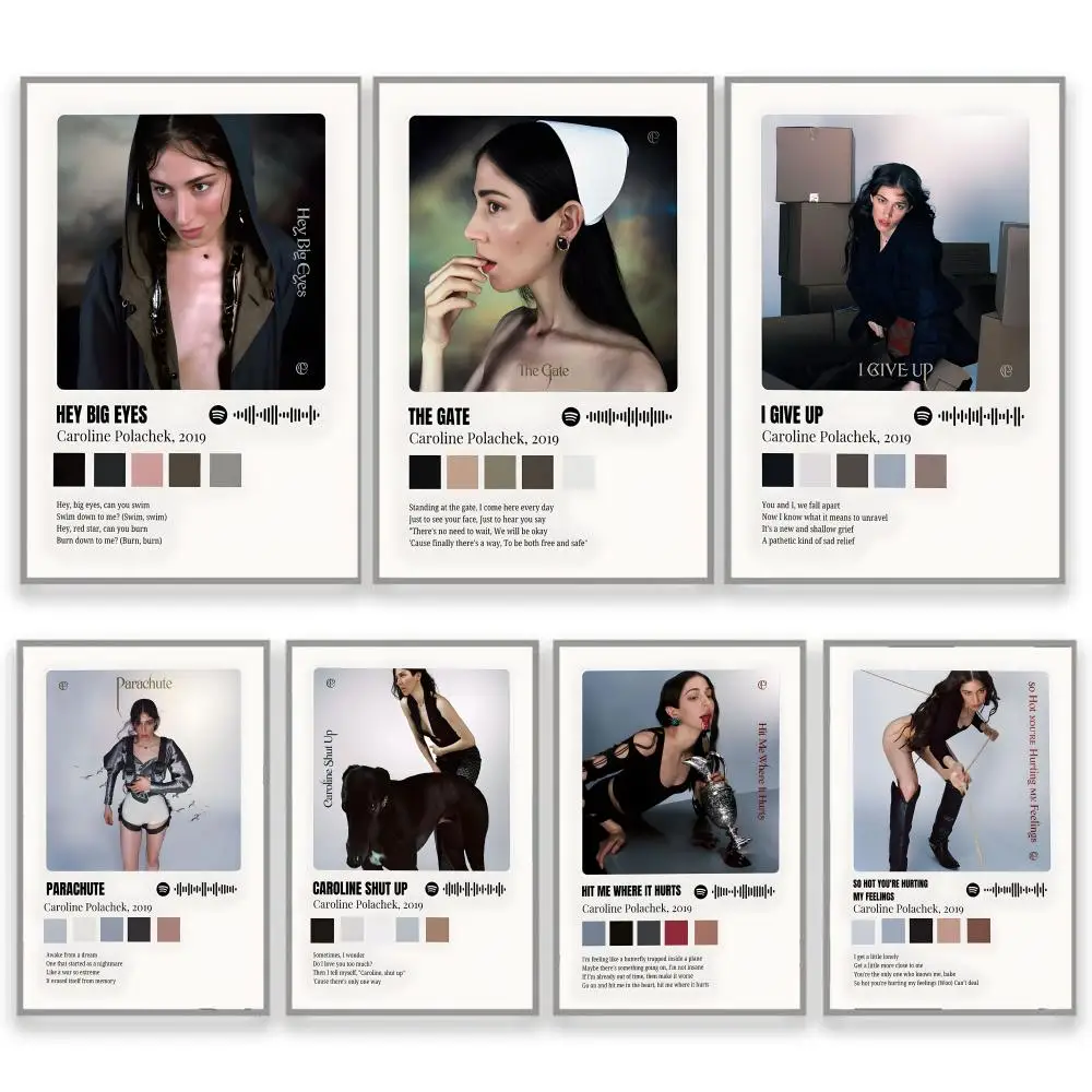 Singer C-caroline Polachek Painting Calligraphy Aesthetic Cotton Canvas Wall Art for Coffee Room Bar Coffee House Decoration
Singer C-caroline Polachek Painting Calligraphy Aesthetic Cotton Canvas Wall Art for Coffee Room Bar Coffee House Decoration