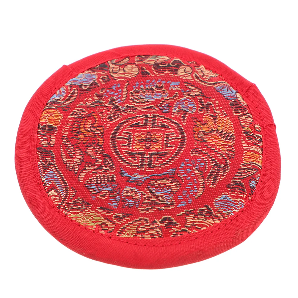 Buddha Sound Bowl Cushion Mats Rounded Religious Pad Accessories Embroidery Cotton Ritual Implement Small
Buddha Sound Bowl Cushion Mats Rounded Religious Pad Accessories Embroidery Cotton Ritual Implement Small