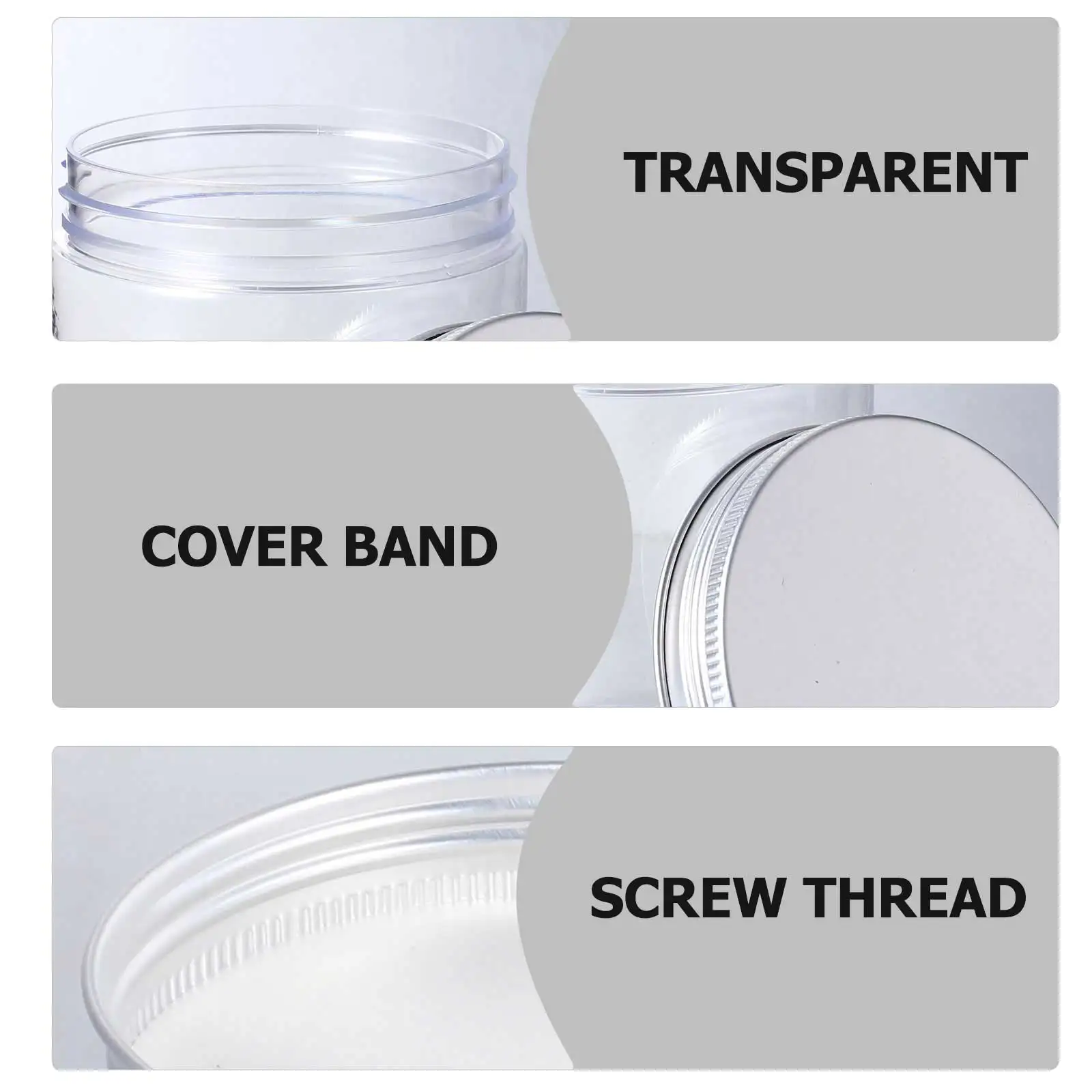 12pcs 250ml Plastic Bottles Transparent Storage Jars Sealed Containers Dust Proof Cereals Grains Cookie Packing
12pcs 250ml Plastic Bottles Transparent Storage Jars Sealed Containers Dust Proof Cereals Grains Cookie Packing