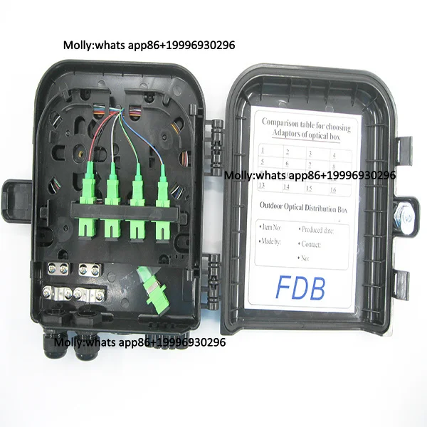 8-Core FAT-8C Fiber Optic Distribution Box Terminal Outdoor FTTH Accessories with PLC Splitter TCP Network Nap Box
8-Core FAT-8C Fiber Optic Distribution Box Terminal Outdoor FTTH Accessories with PLC Splitter TCP Network Nap Box
