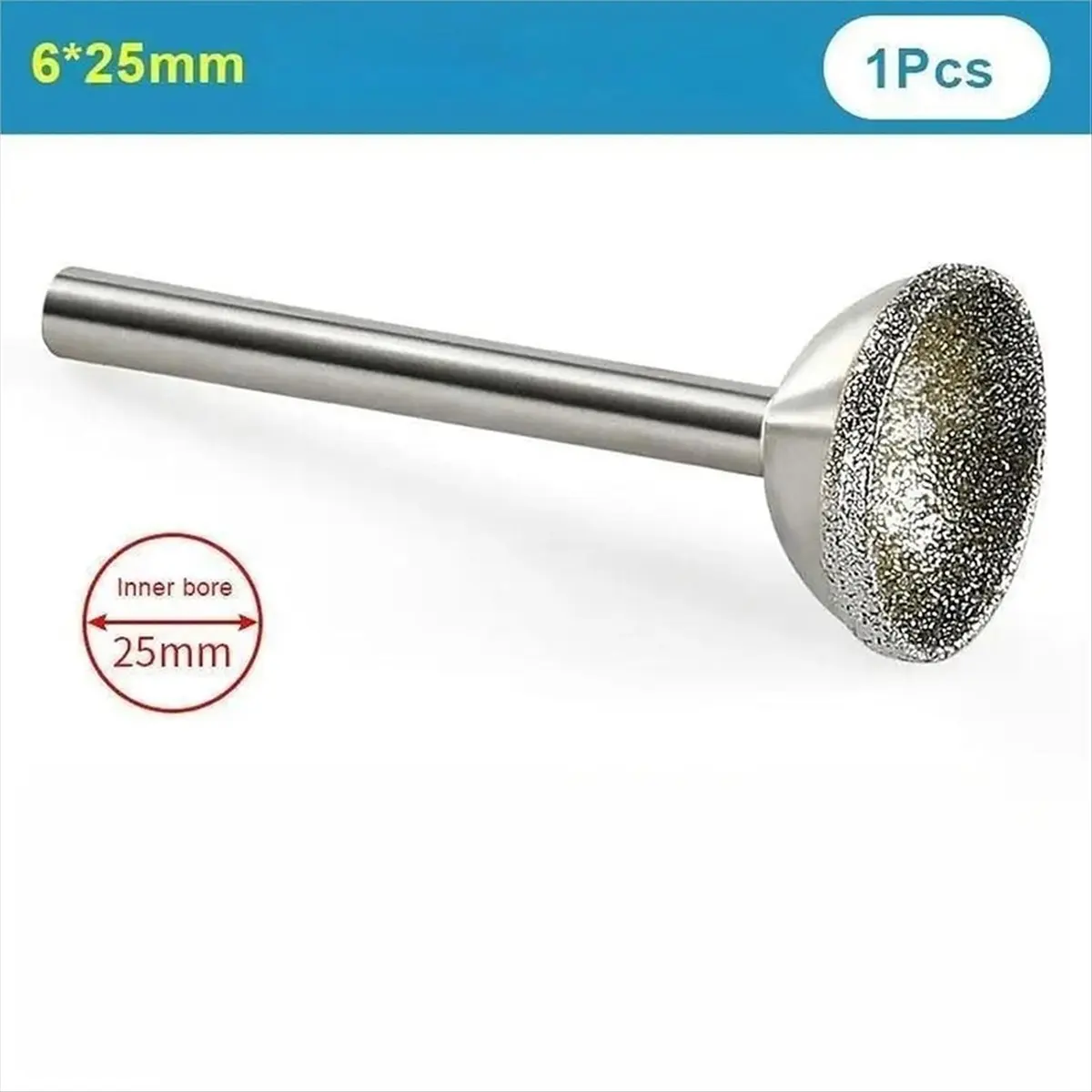 DT57 LATEST MODEL 1Pcs Mounted Point 10-25mm Spherical Concave Head for Jade Amber Stone Beeswax Grinding 6x20mm
DT57 LATEST MODEL 1Pcs Mounted Point 10-25mm Spherical Concave Head for Jade Amber Stone Beeswax Grinding 6x20mm