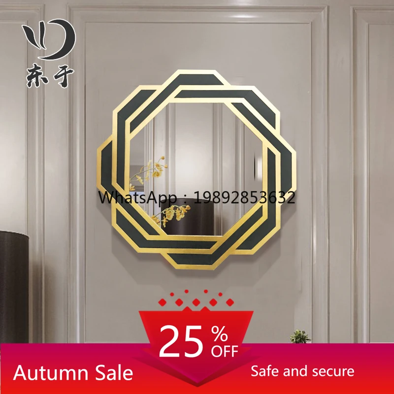 LY Light Luxury Iron Art Decorative Mirror Modern Three-Dimensional TV Wall Hanging Living Room Dining Room Wall Decoration
LY Light Luxury Iron Art Decorative Mirror Modern Three-Dimensional TV Wall Hanging Living Room Dining Room Wall Decoration