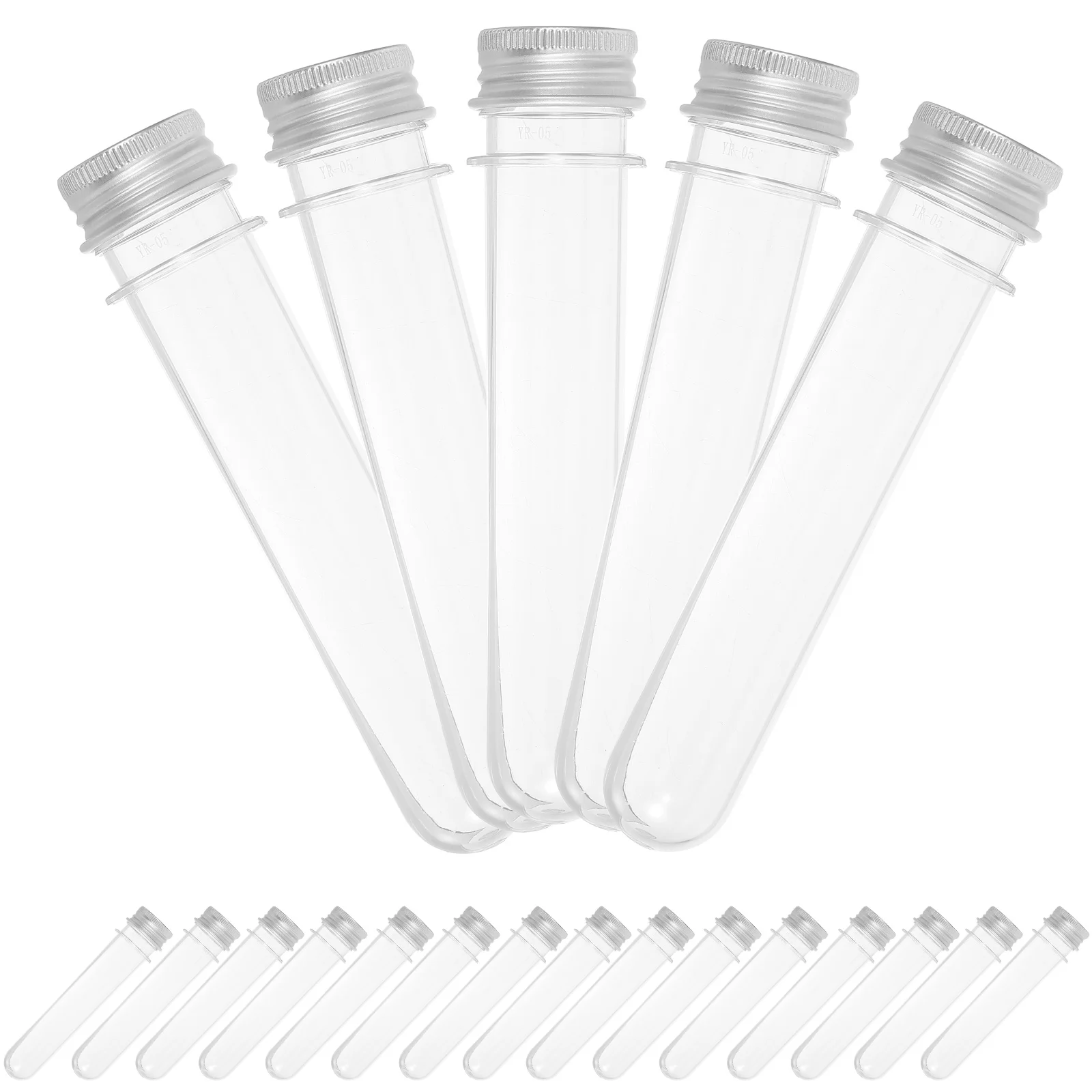 20pcs 45ml Clear Plastic Test Tubes PET Cylindrical Containers with Screw Caps for Science Experiments Snacks
20pcs 45ml Clear Plastic Test Tubes PET Cylindrical Containers with Screw Caps for Science Experiments Snacks