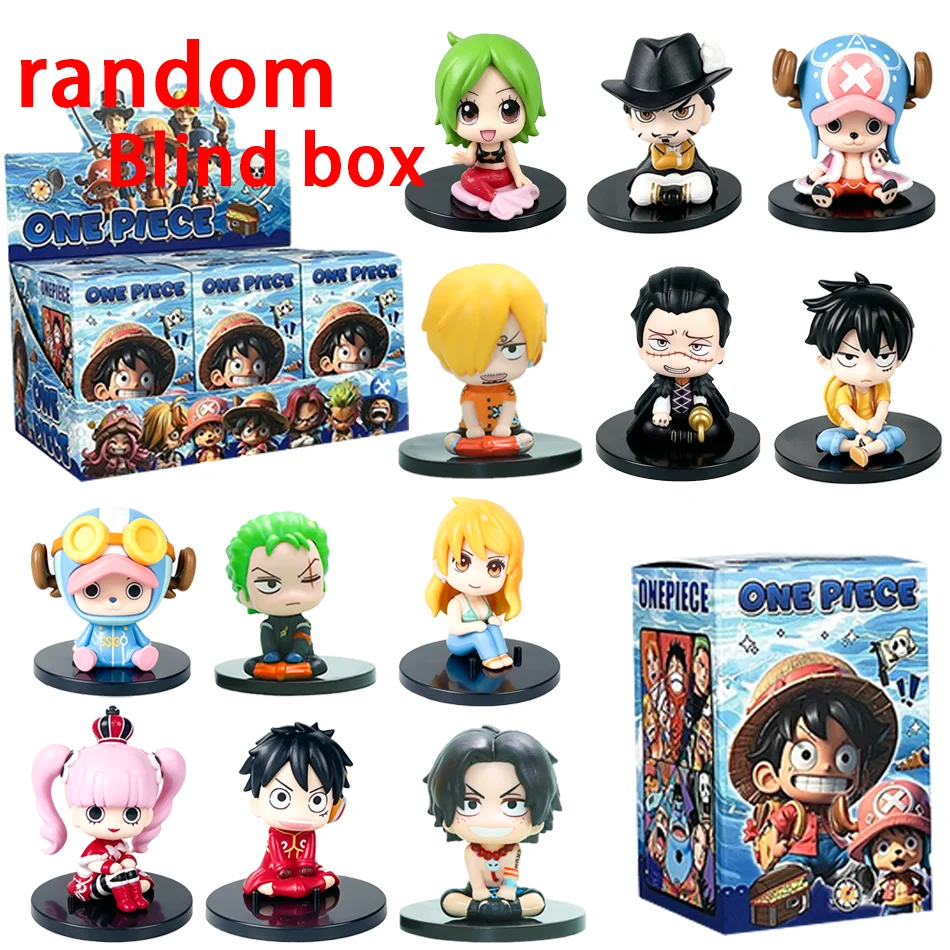 One Piece Anime Collectible Blind Box Random 1-12Pcs Random Luffy Zoro Figure Desktop Ornament Surprise Gift for Fans
One Piece Anime Collectible Blind Box Random 1-12Pcs Random Luffy Zoro Figure Desktop Ornament Surprise Gift for Fans