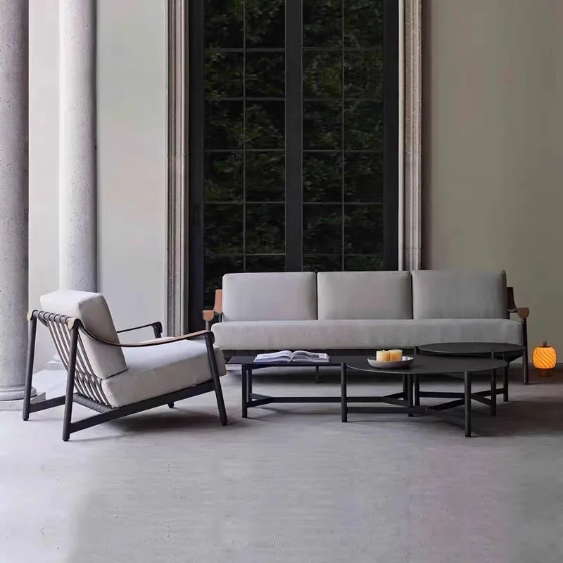 Designer Outdoor Sofa Combination Villa Outdoor Courtyard Garden Leisure Rattan Chair Model Room Terrace Rattan Furniture
Designer Outdoor Sofa Combination Villa Outdoor Courtyard Garden Leisure Rattan Chair Model Room Terrace Rattan Furniture
