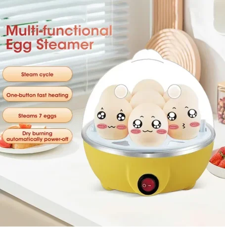 Electric Egg Cooker Single Egg Boiler Mini Steamer Kitchen Steamed Rapid Breakfast Cooking Appliances Kitchen Cooking Machine
Electric Egg Cooker Single Egg Boiler Mini Steamer Kitchen Steamed Rapid Breakfast Cooking Appliances Kitchen Cooking Machine