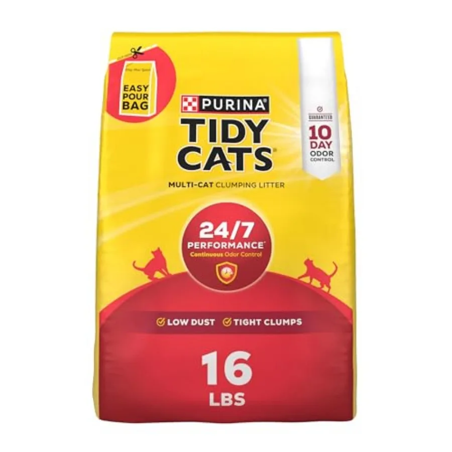 Clumping Cat Litter Odor Control, 24/7 Performance Multi Cat Litter - 16 lb. Bag
Clumping Cat Litter Odor Control, 24/7 Performance Multi Cat Litter - 16 lb. Bag