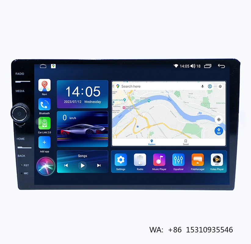 Knob Android 9/10 Inch Rearview Camera Touch Screen Double Din Car DVD Player 2+32/4+64GB QELD Screen Pantalla Para Automov
Knob Android 9/10 Inch Rearview Camera Touch Screen Double Din Car DVD Player 2+32/4+64GB QELD Screen Pantalla Para Automov