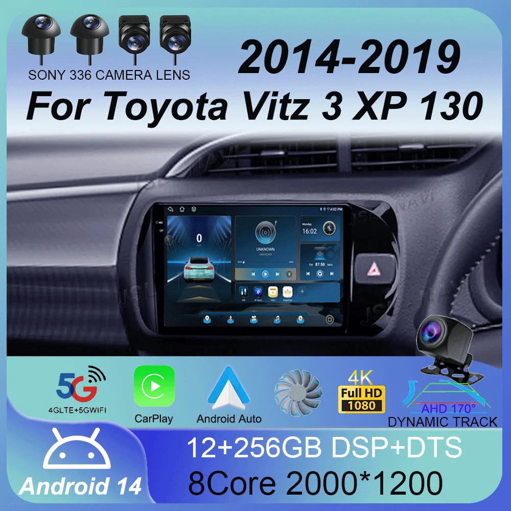 Для Toyota Vitz 3 XP 130 2014-2019 Android 14 Мультимедийный автомобильный монитор Видеоплеер Автоматическое радио Навигация Радио Видеорегистратор
Для Toyota Vitz 3 XP 130 2014-2019 Android 14 Мультимедийный автомобильный монитор Видеоплеер Автоматическое радио Навигация Радио Видеорегистратор