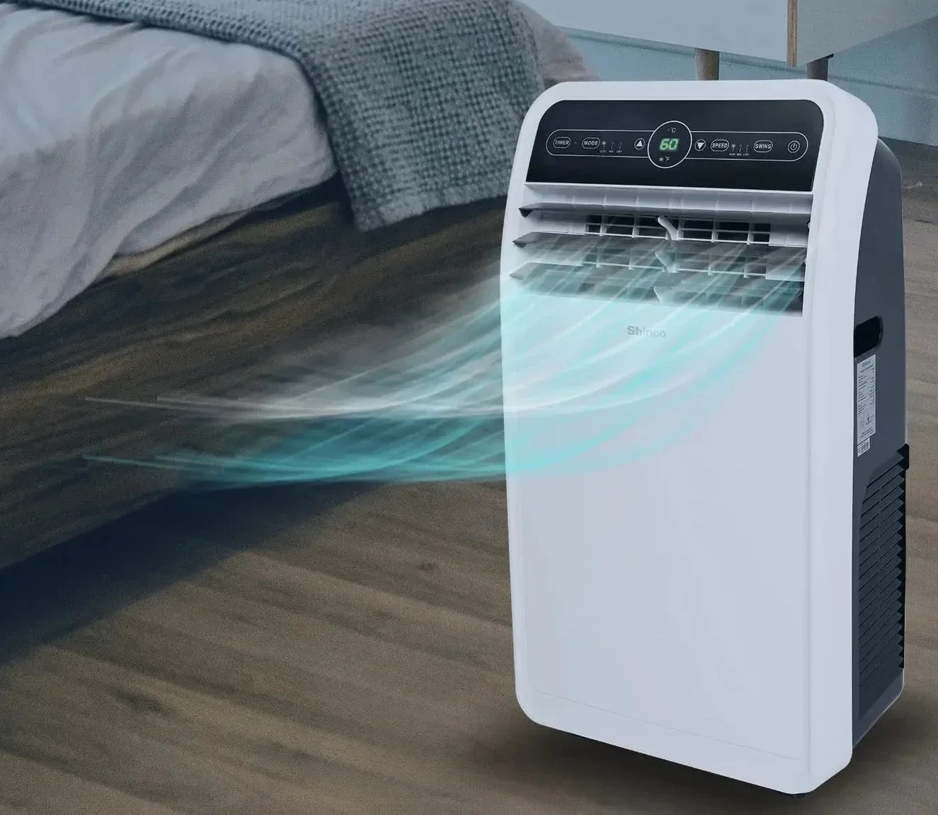 Портативный кондиционер мощностью 10 000 BTU, портативный блок кондиционирования воздуха со встроенными режимами охлаждения, осушения и вентиляции для помещений площадью до 300 кв. футов, с дистанционным управлением.
Портативный кондиционер мощностью 10 000 BTU, портативный блок кондиционирования воздуха со встроенными режимами охлаждения, осушения и вентиляции для помещений площадью до 300 кв. футов, с дистанционным управлением.