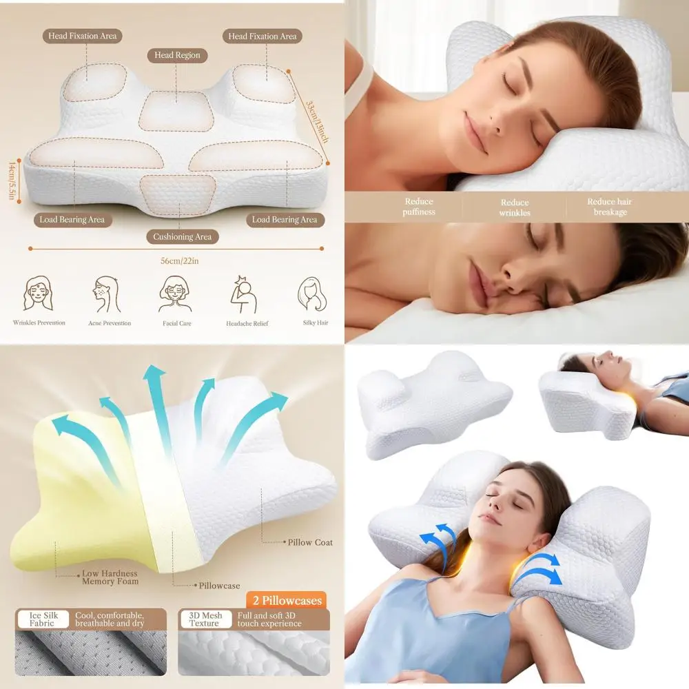 Антивозрастная подушка из пены с эффектом памяти для сна — комфорт для шеи и плеч, уменьшает давление кожи, белая
Антивозрастная подушка из пены с эффектом памяти для сна — комфорт для шеи и плеч, уменьшает давление кожи, белая