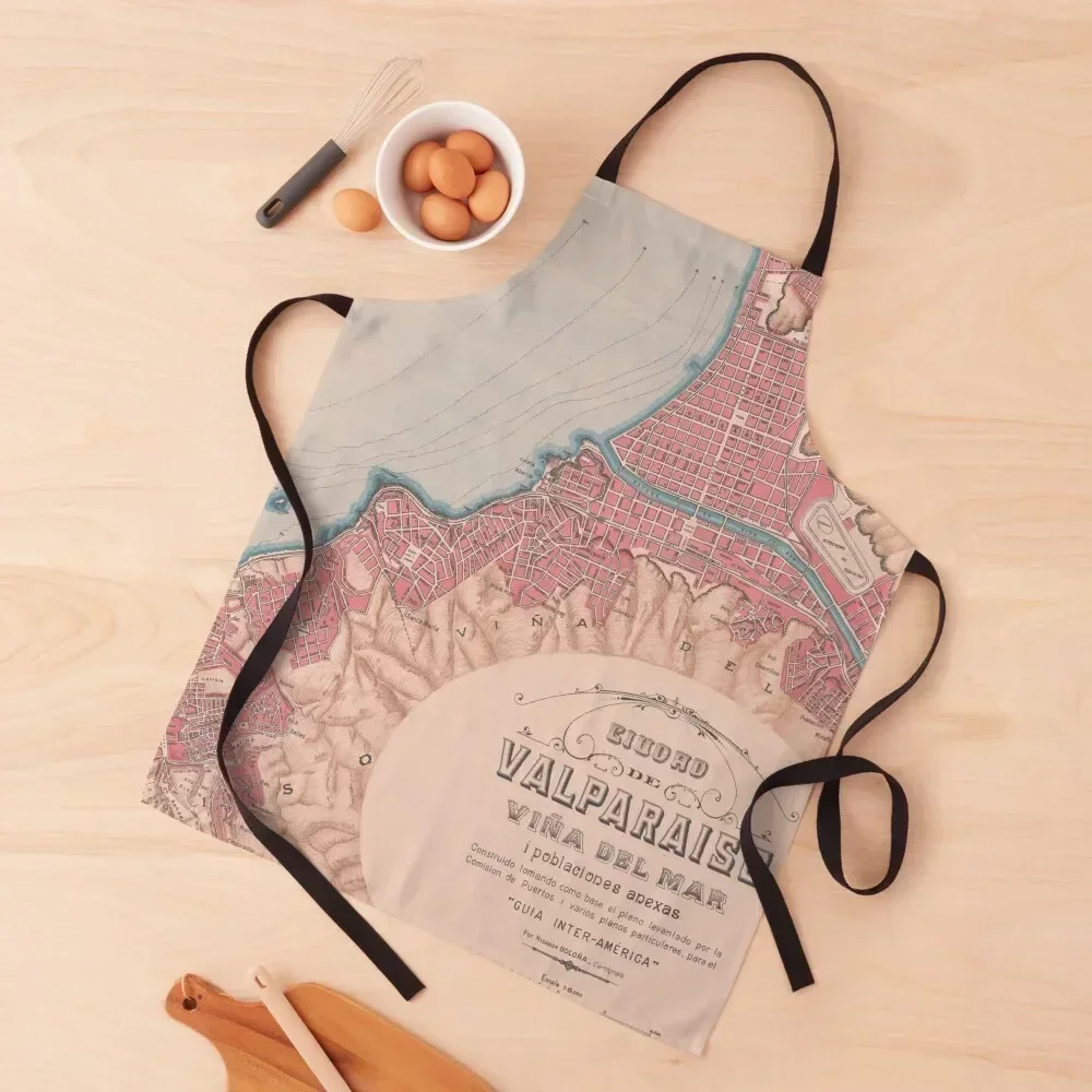 Vintage Map of Valparaiso Chile (1895) Apron nail tech supplies for women halloween Apron
Vintage Map of Valparaiso Chile (1895) Apron nail tech supplies for women halloween Apron