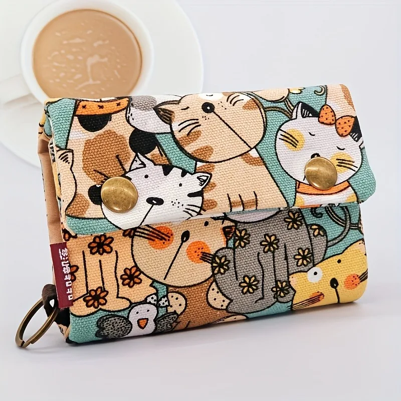 Animal pattern hand-held canvas bag, simple and suitable for both men and women, card bag, key bag The print placement is random
Animal pattern hand-held canvas bag, simple and suitable for both men and women, card bag, key bag The print placement is random