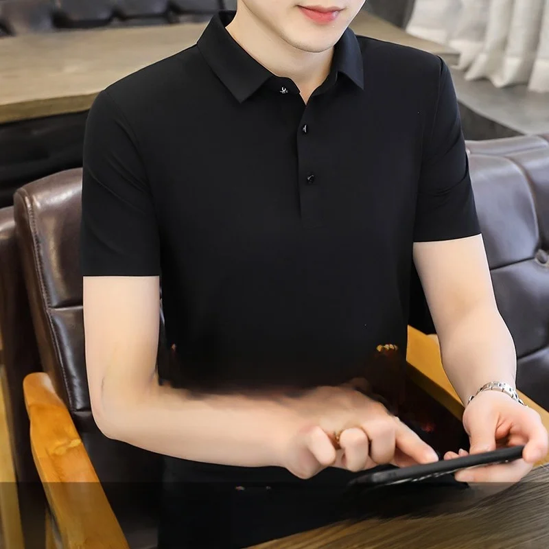 MXL Summer New Loose plus Size Ice Silk Shirt Men Short Sleeve Turn-down Collar Casual Business High-end Men's Wear
MXL Summer New Loose plus Size Ice Silk Shirt Men Short Sleeve Turn-down Collar Casual Business High-end Men's Wear