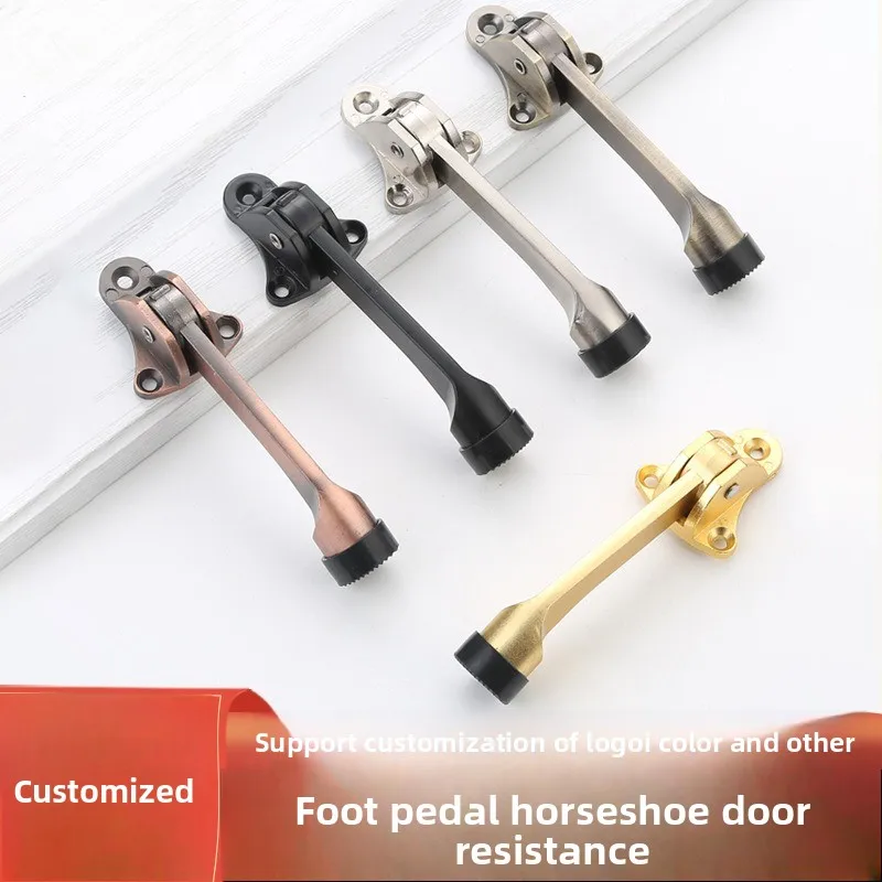 Door suction foot stepping positioner brake anti-collision door top foot touch random stop universal blocking door stop
Door suction foot stepping positioner brake anti-collision door top foot touch random stop universal blocking door stop